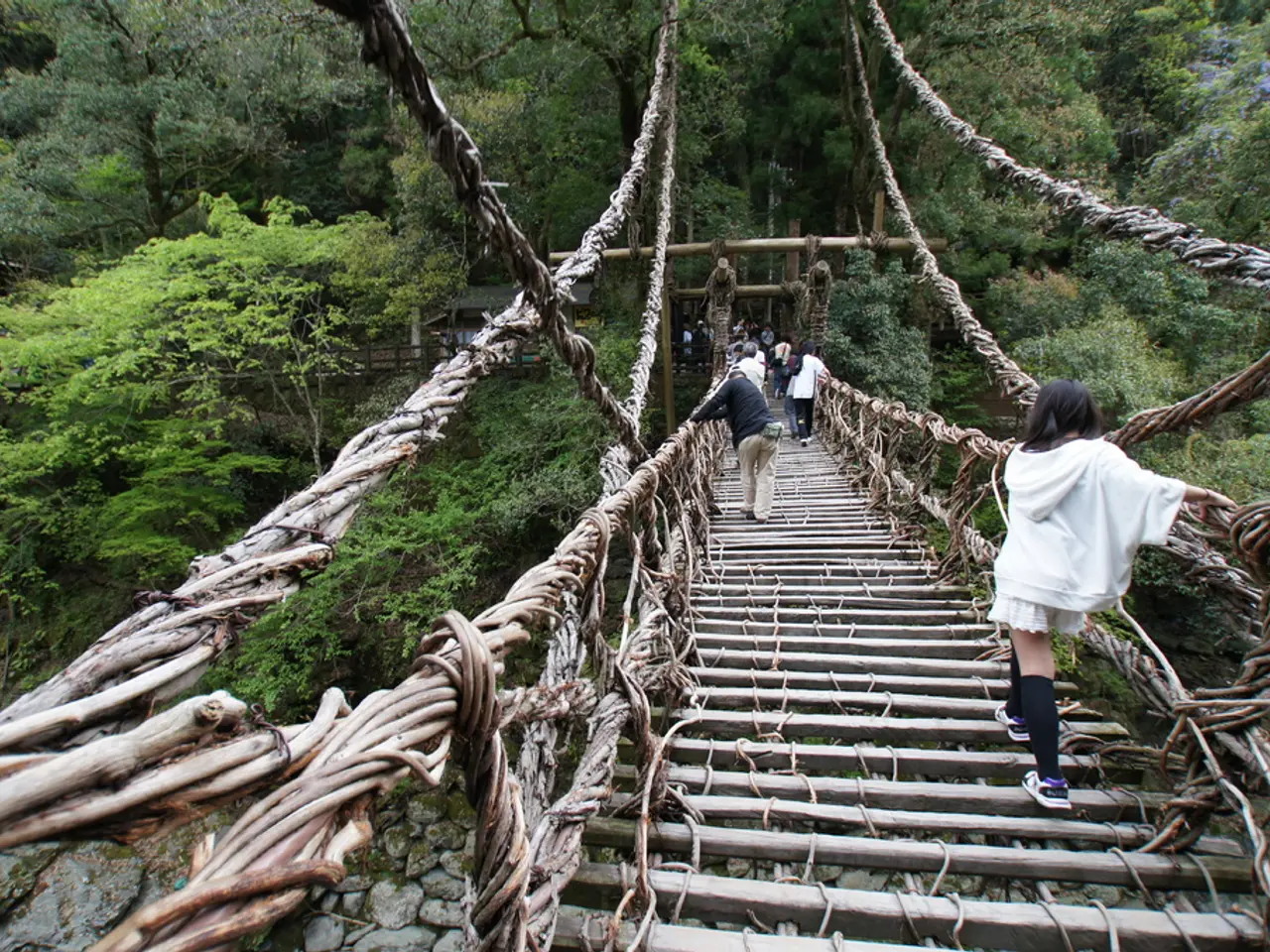 Bishop's Mill Bridge Railings Undergoing Repainting