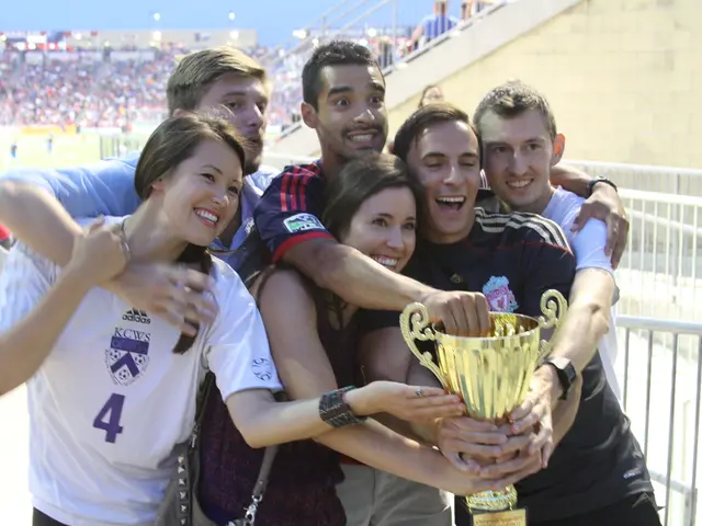Women statues of renowned females unveiled at the opening ceremony's northern Paris location during...