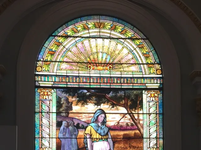 Recreating the captivating, colored radiance of my childhood home's stained-glass windows in my...