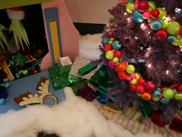 Festive Decorations On and Around Coffee Tables for our Cozy Cabin!