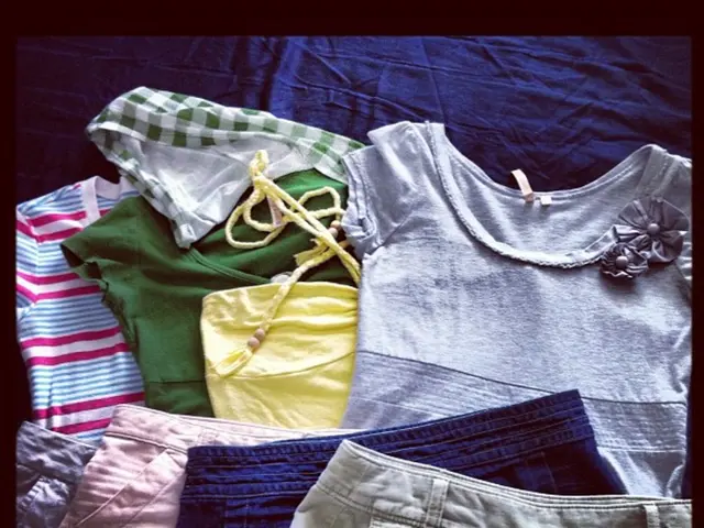 Gather all the red items from your wardrobe, accumulate them together.