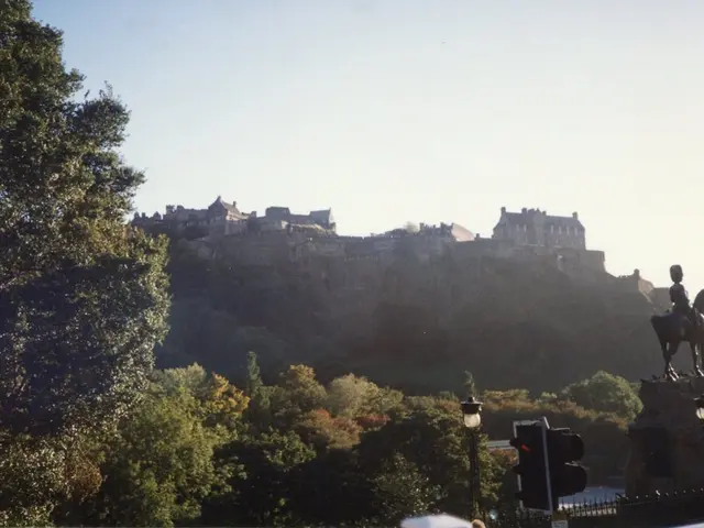 Exploring the "48 Pillars" art exhibition, a cultural venture, in the Neustadt Passage during a...